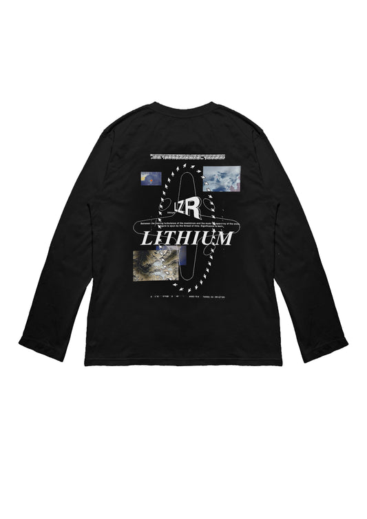 BRUTALIST NIGHTMARE LONGSLEEVE T-SHIRT - CARBON BLACK