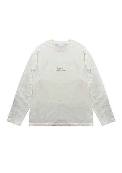 BRUTALIST NIGHTMARE LONGSLEEVE T-SHIRT - RAW