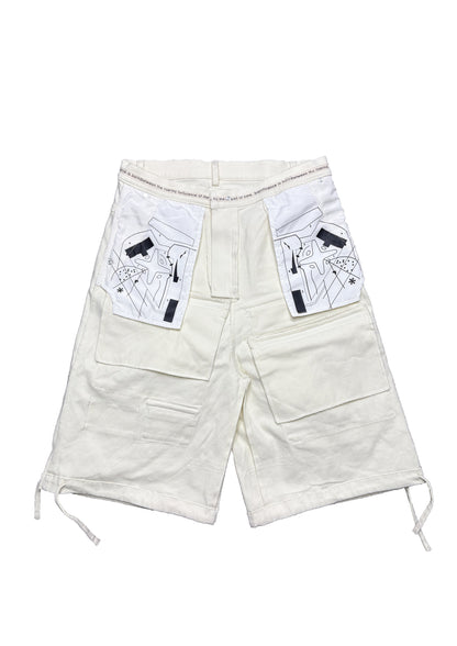 STRATA UTILITY SHORTS - LIMESTONE
